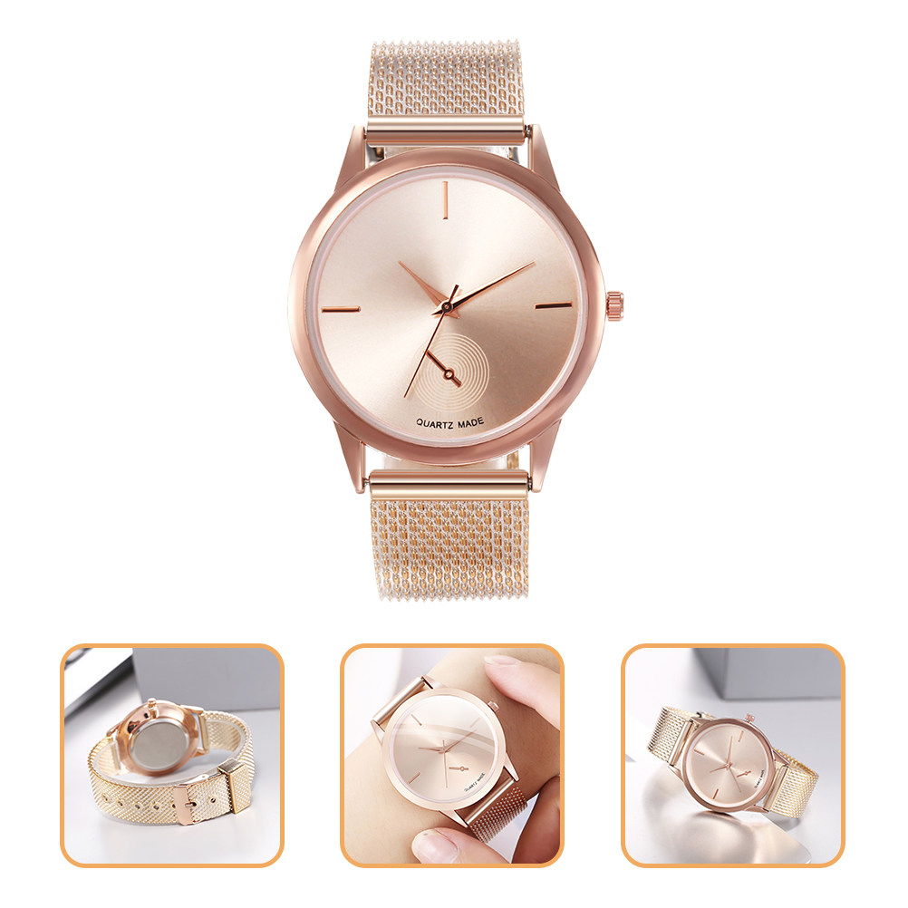 Luxury Watch White - 우아한 합금 여성용 쿼츠 시계 가볍고