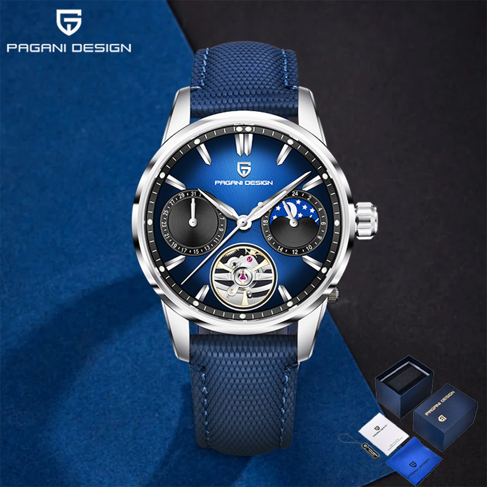 Luxury Watch Moon Phase - 2025 파가니 디자인 투르비용 럭셔리 남성