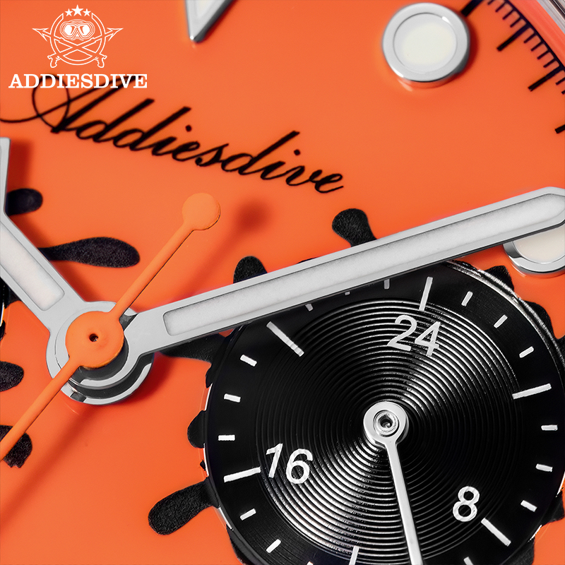 Zero Luxury Watch - ADDIESDIVE 쿼츠 크로노그래프 시계 VK64 무브먼트
