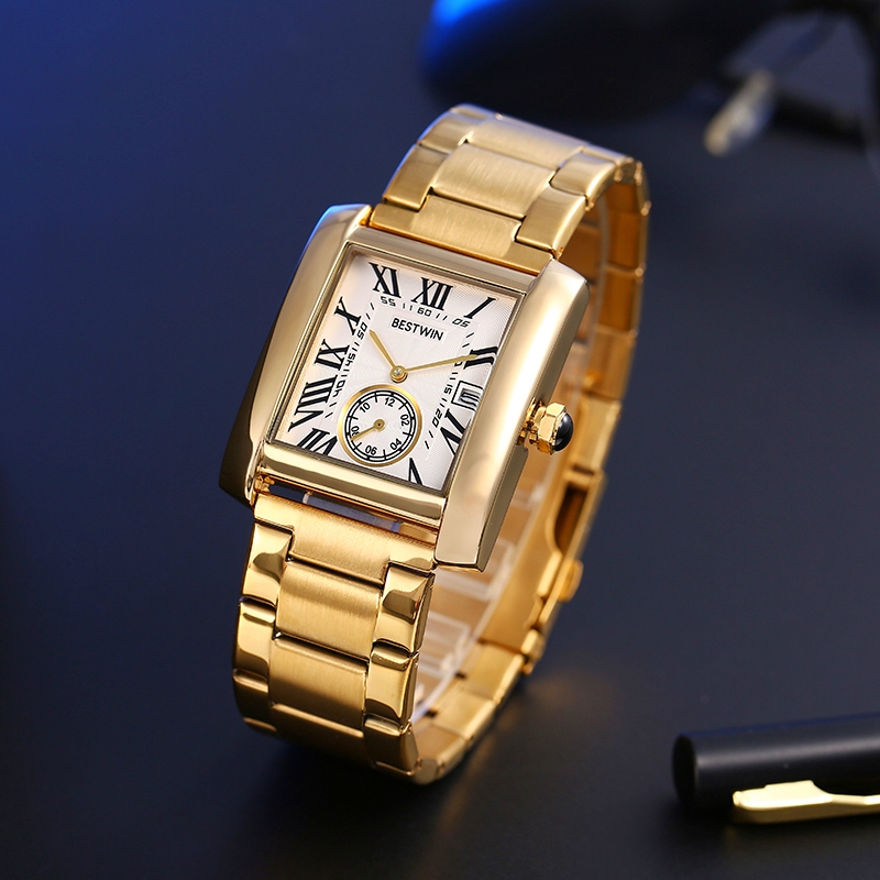 Luxury Watch White - 럭셔리 남성용 시계 남성용 골드 화이트