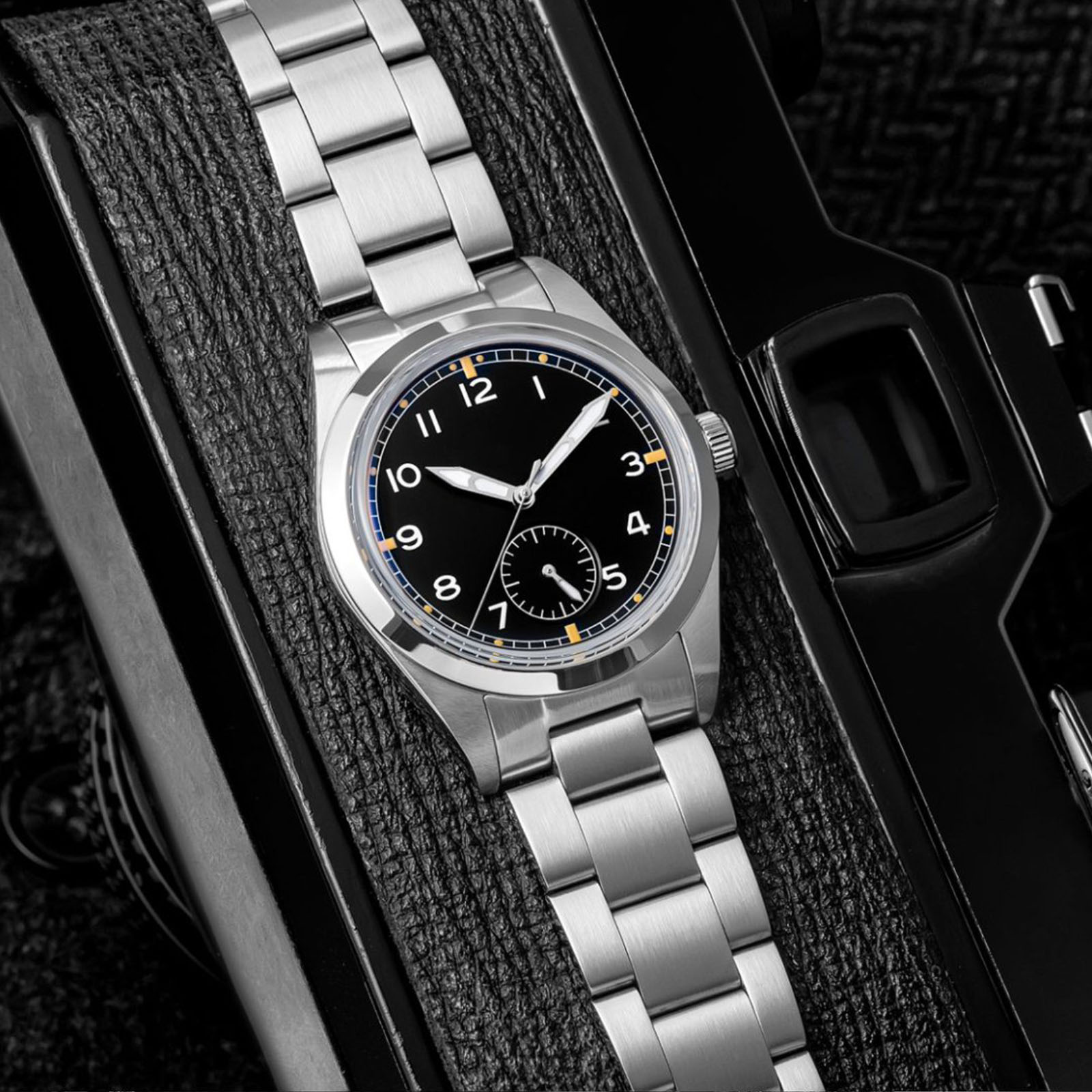 Luxury Watch It - ADDIESDIVE 스테인레스 스틸 일본 VH60 쿼츠