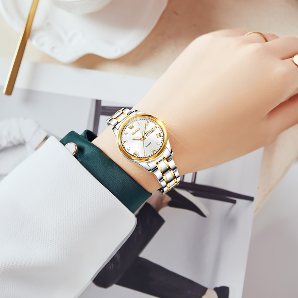 OLEVS 5563 여성용 방수 쿼츠 시계, 클래식 럭 - Luxury Watch Moon Phase 리뷰 및 가격
