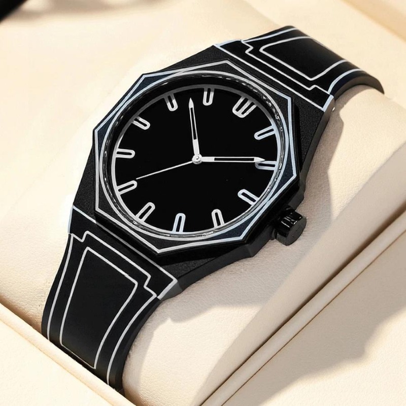 남성 여성을위한 새로운 패션 쿼츠 시계 블랙 화이트 클 - Luxury Watch White 리뷰 및 가격