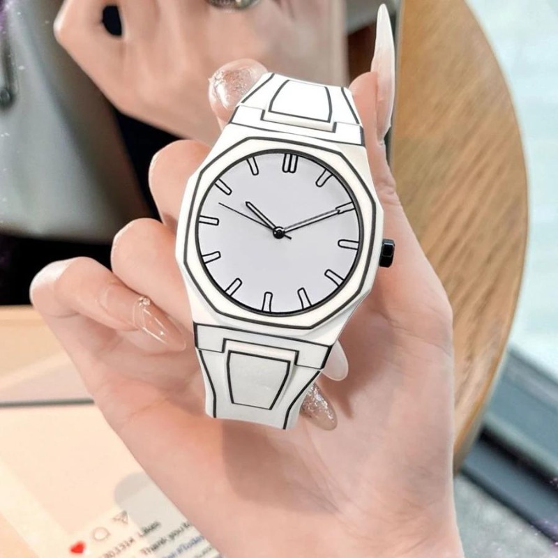 남성 여성을위한 새로운 패션 쿼츠 시계 블랙 화이트 클 - Luxury Watch White 리뷰 및 가격