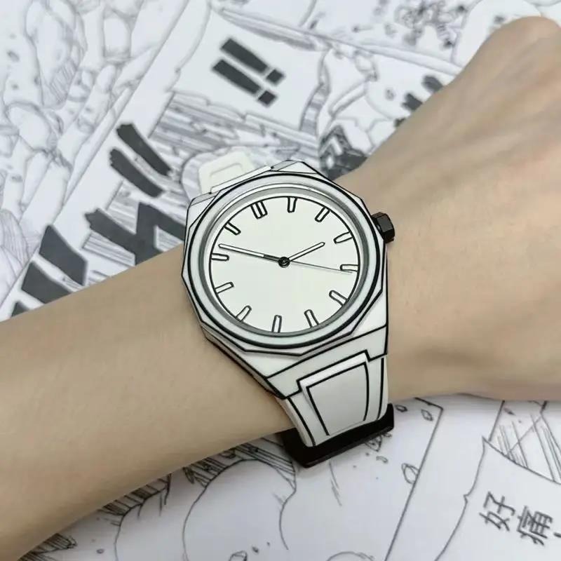 남성 여성을위한 새로운 패션 쿼츠 시계 블랙 화이트 클 - Luxury Watch White 리뷰 및 가격