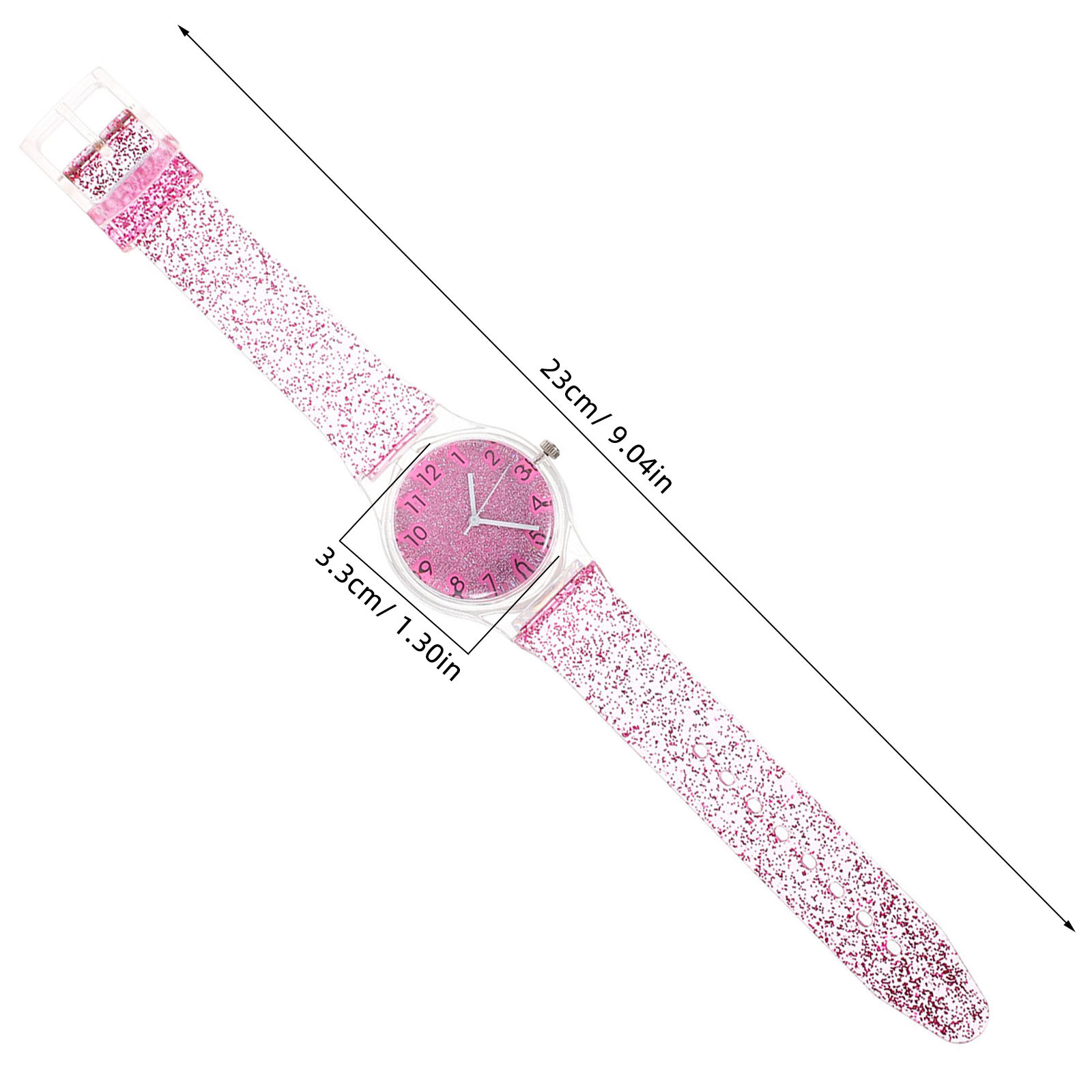 어린이 시계 다채로운 빛나는 디자인 조정 가능한 스트랩 - Luxury Watch White 리뷰 및 가격