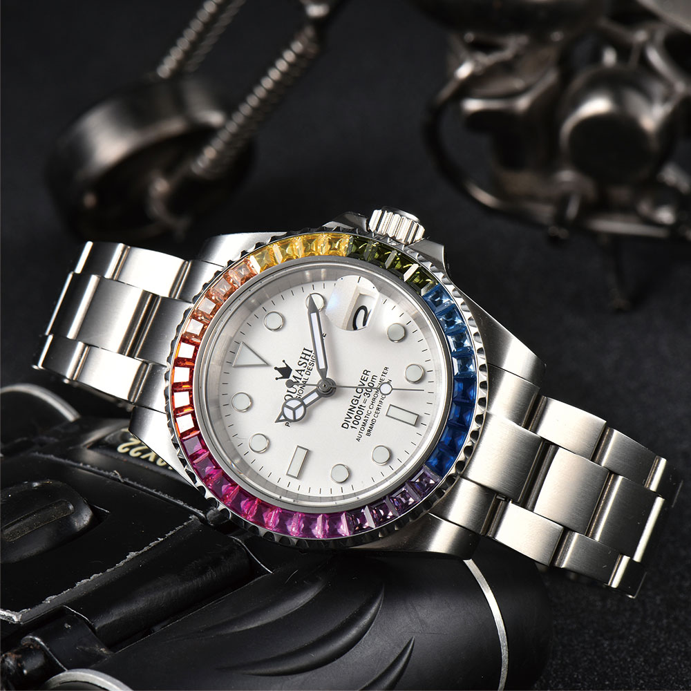 40mm 럭셔리 다이빙 남성용 시계 NH35 무브먼트  - Luxury Watch Strap 리뷰 및 가격