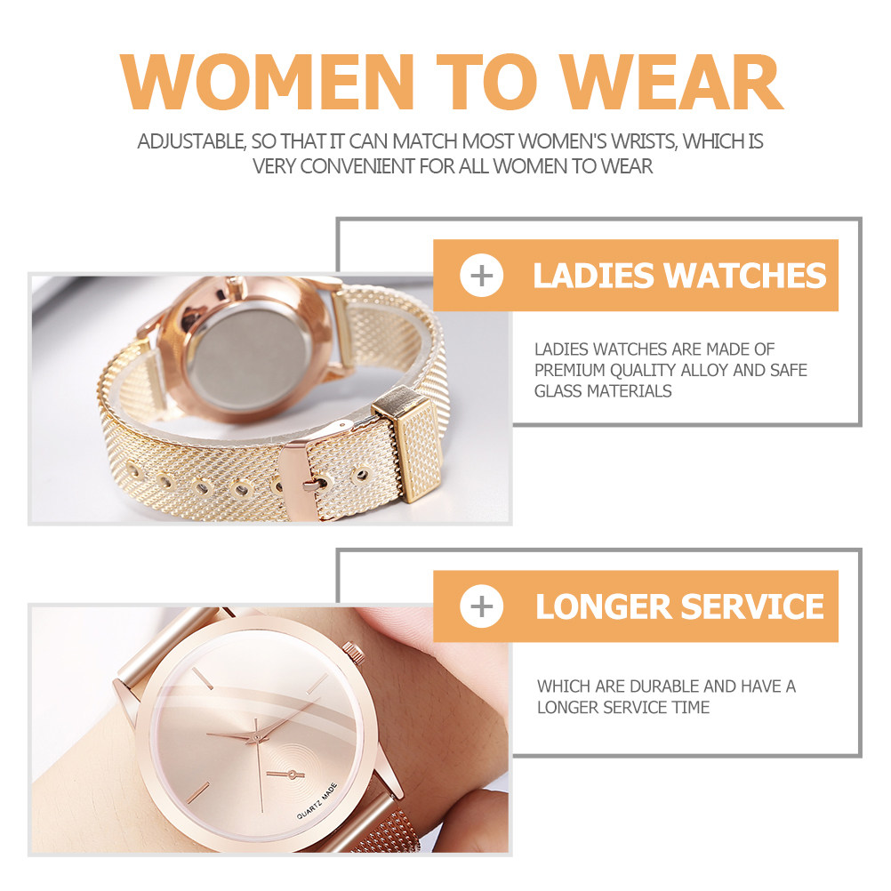 우아한 합금 여성용 쿼츠 시계 가볍고 조절 가능한 스트 - Luxury Watch White 리뷰 및 가격