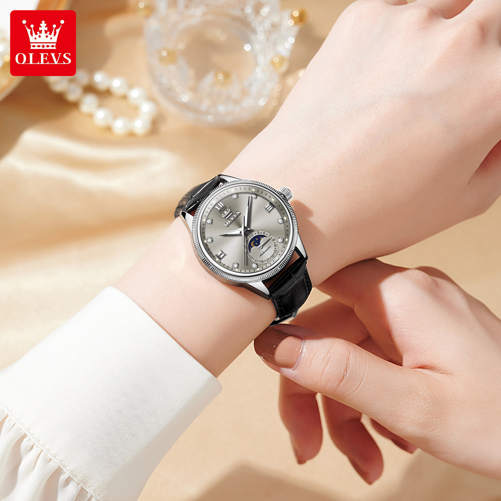 OLEVS 문페이즈 패션 여성 시계 다이아몬드 타임 럭 - Luxury Watch Moon Phase 리뷰 및 가격