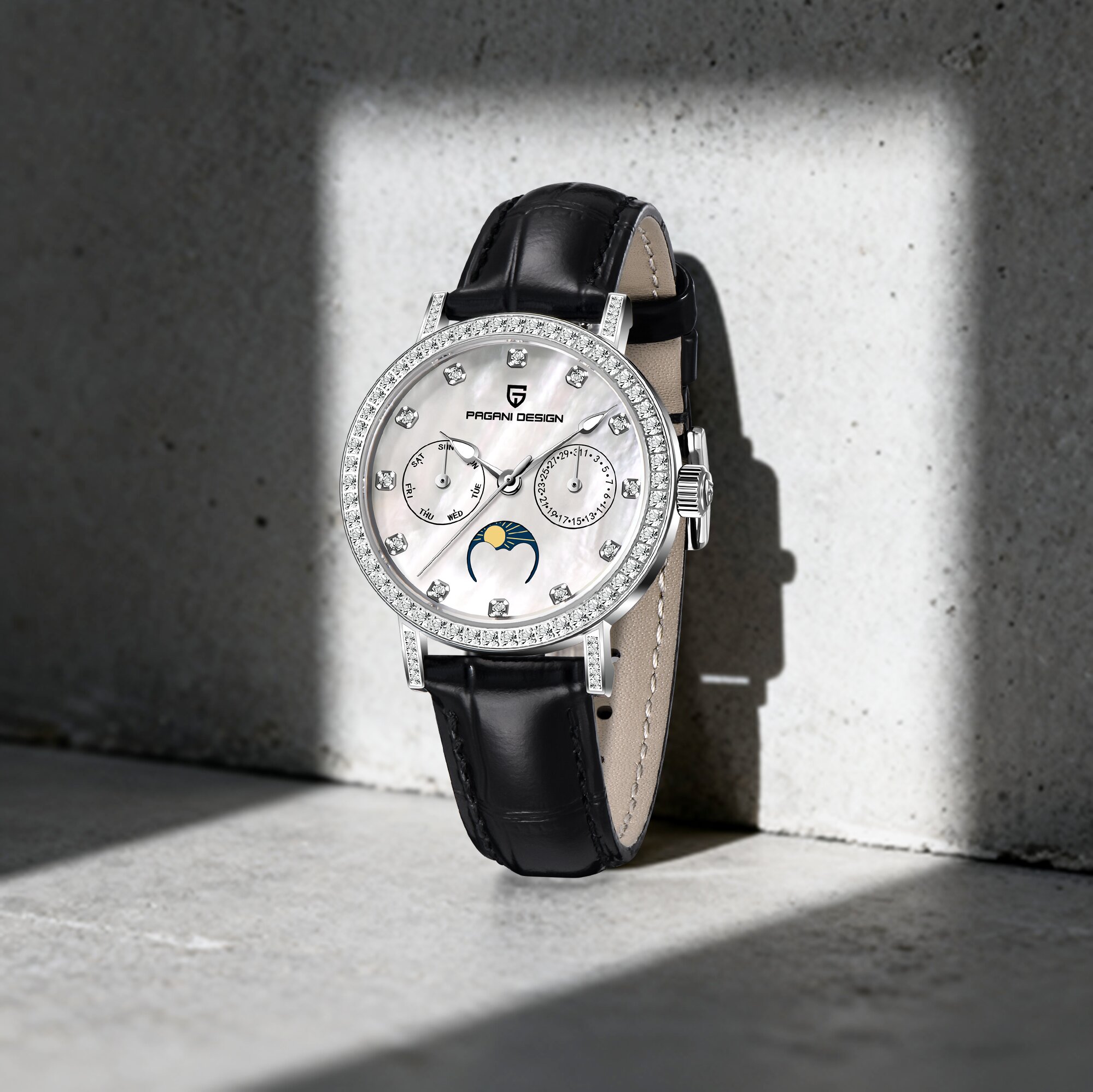 PAGANI DESIGN 엘리트 럭셔리 레이디 쿼츠 시 - Luxury Watch Moon Phase 리뷰 및 가격