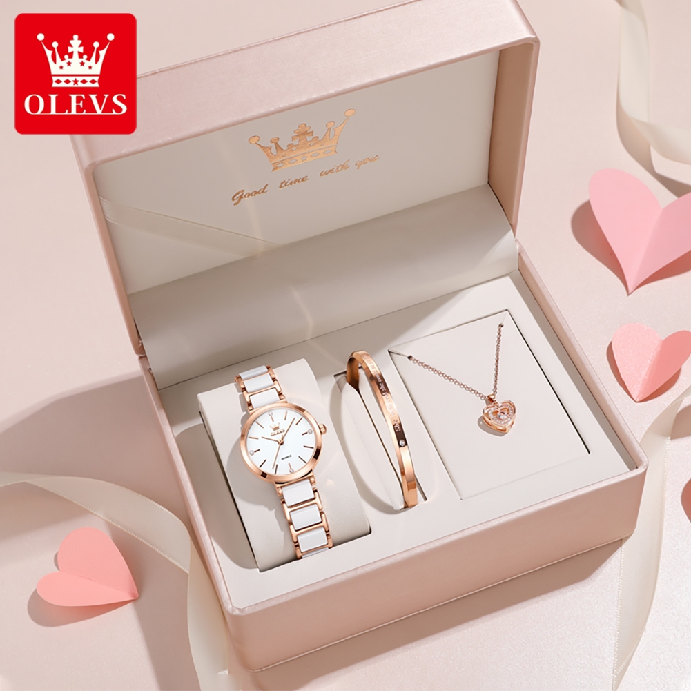 OLEVS 여성 시계 5877 고급스러운 우아한 쿼츠  - Luxury Watch Brand 리뷰 및 가격