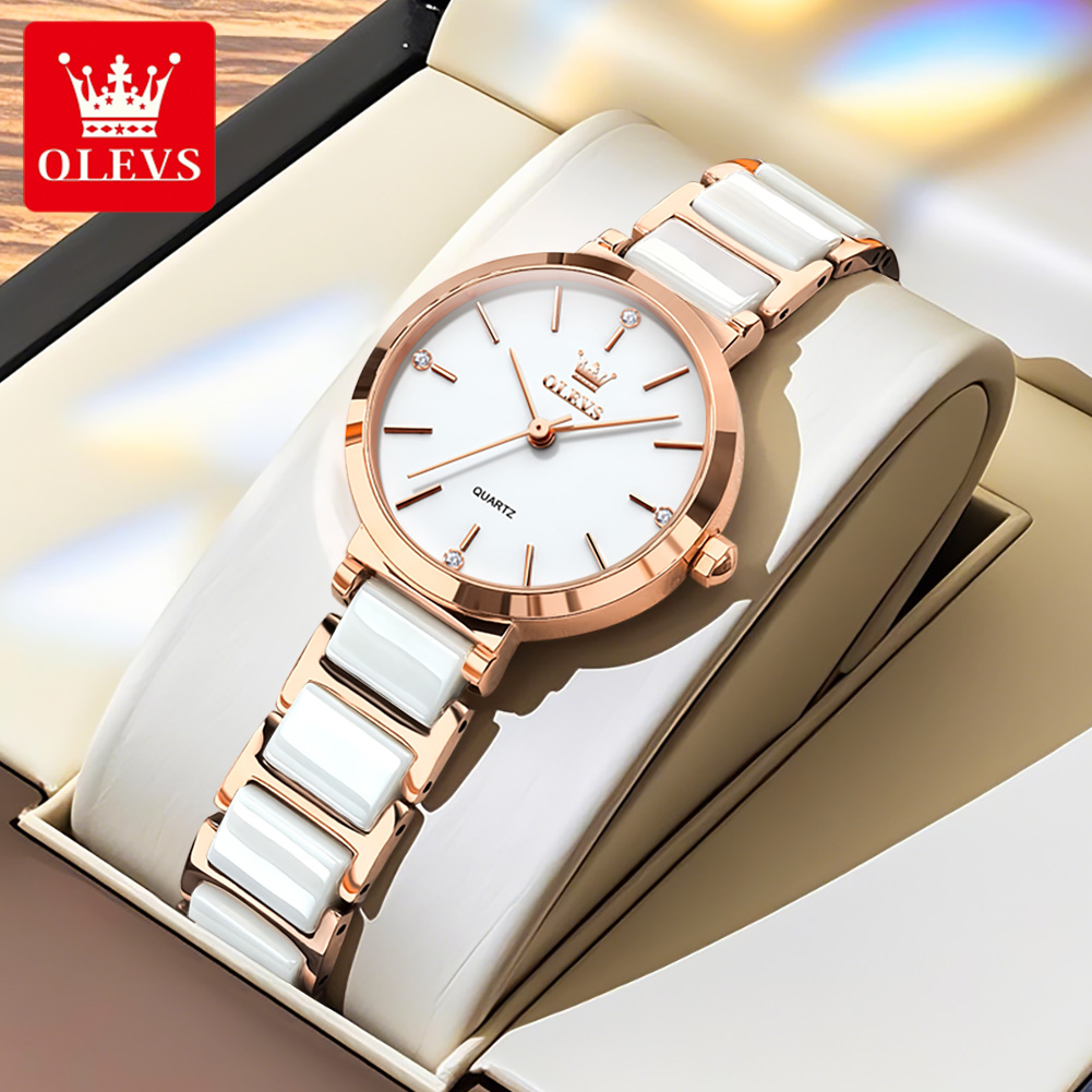 OLEVS 여성 시계 5877 고급스러운 우아한 쿼츠  - Luxury Watch Brand 리뷰 및 가격