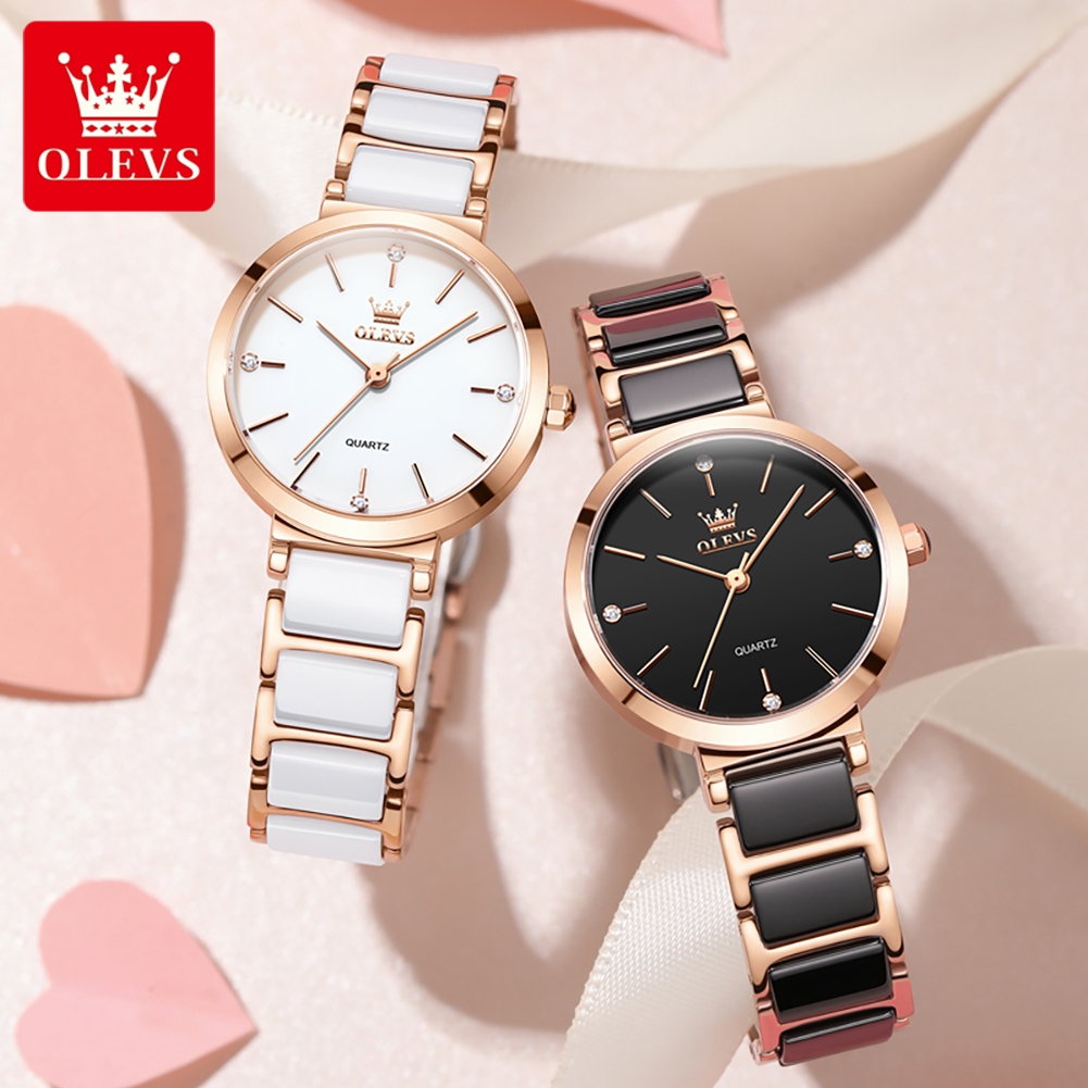 OLEVS 여성 시계 5877 고급스러운 우아한 쿼츠  - Luxury Watch Brand 리뷰 및 가격