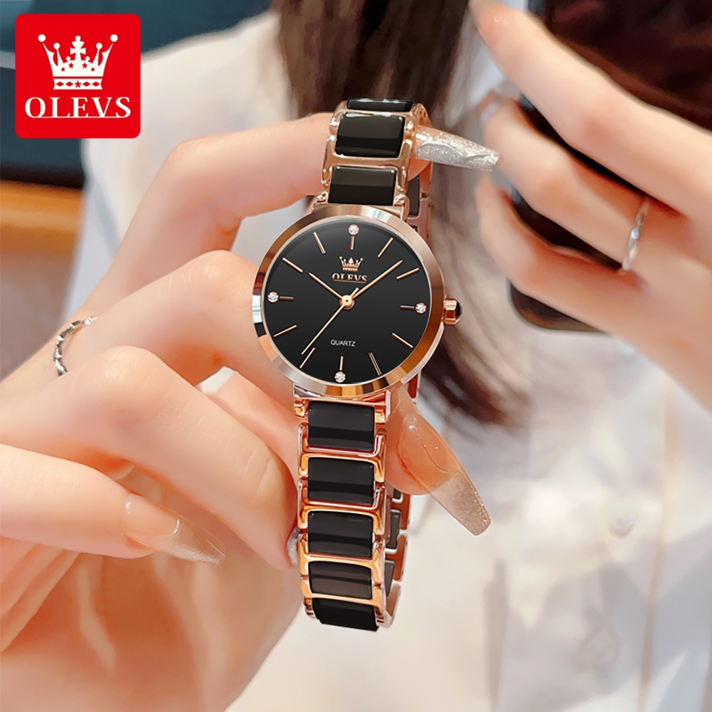 OLEVS 여성 시계 5877 고급스러운 우아한 쿼츠  - Luxury Watch Brand 리뷰 및 가격