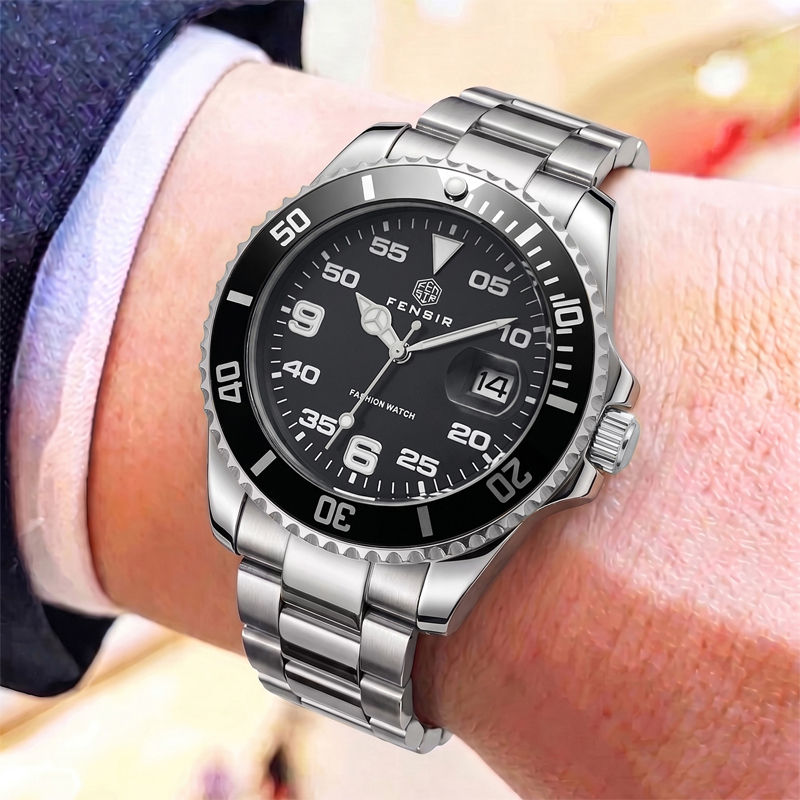 클래식 남성용 쿼츠 시계로, 단방향 회전 베젤, 방수  - Luxury Watch It 리뷰 및 가격