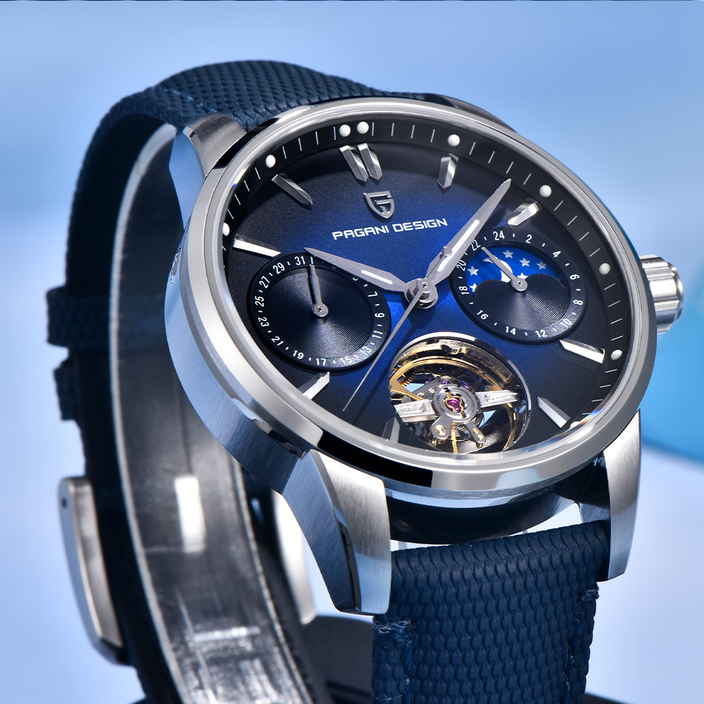 2025 파가니 디자인 투르비용 럭셔리 남성 시계 선물 - Luxury Watch Moon Phase 리뷰 및 가격