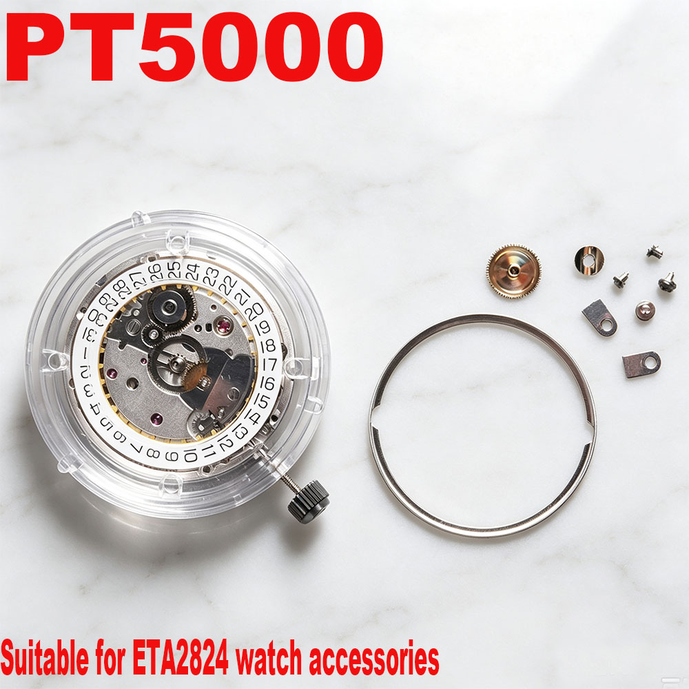 ETA2824 시계에 적합한 고급 25석 고정밀 PT5 - Luxury Watch White 리뷰 및 가격