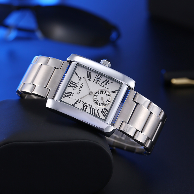 럭셔리 남성용 시계 남성용 골드 화이트 로마 디지털 쿼 - Luxury Watch White 리뷰 및 가격