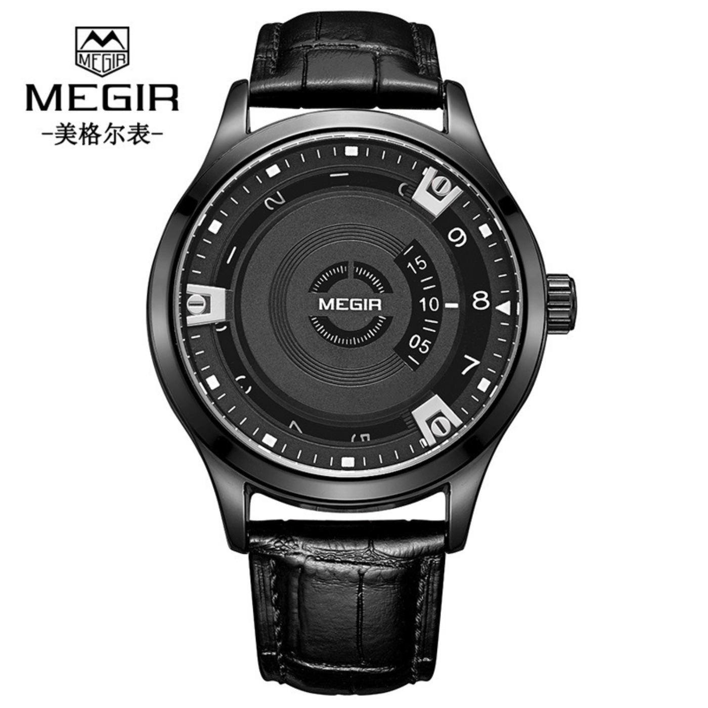 MEGIR 남성용 시계 고급 가죽 스트랩 스포츠 밀리터 - Luxury Watch Strap 리뷰 및 가격