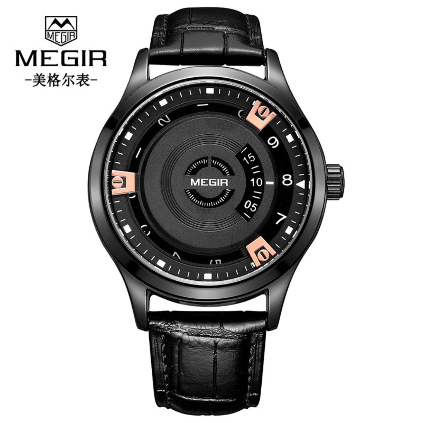 MEGIR 남성용 시계 고급 가죽 스트랩 스포츠 밀리터 - Luxury Watch Strap 리뷰 및 가격