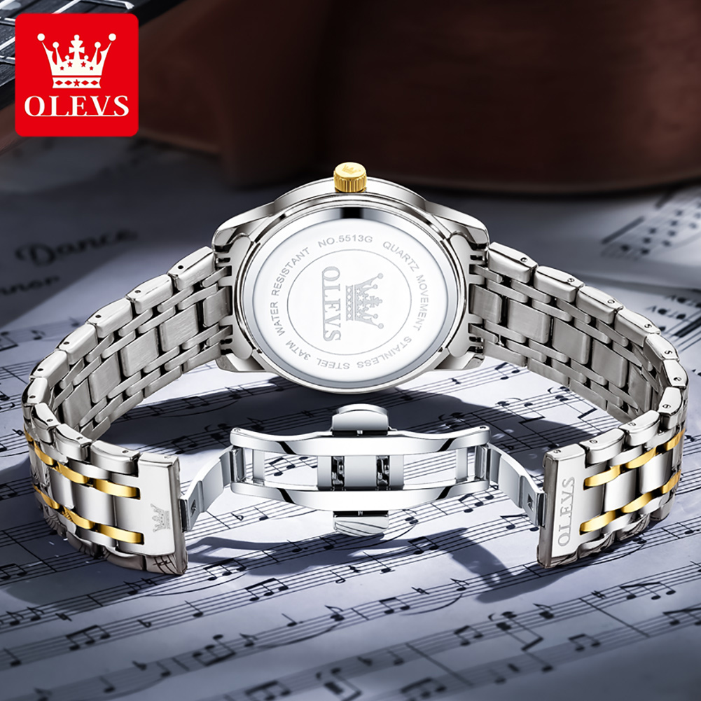 OLEVS 브랜드 패션 남성용 시계 스테인레스 스틸 방 - Luxury Watch Brand 리뷰 및 가격