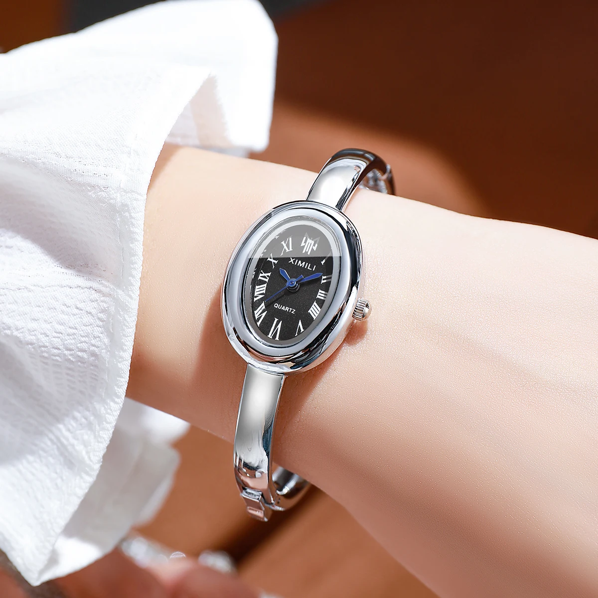 2026XIMILI 여성용 빈티지 타원형 팔찌 시계,  - Luxury Watch White 리뷰 및 가격