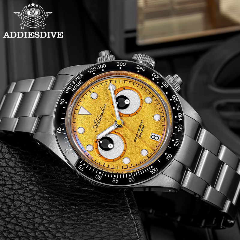 ADDIESDIVE 남성용 시계 세라믹 베젤 VK64  - Zero Luxury Watch 리뷰 및 가격