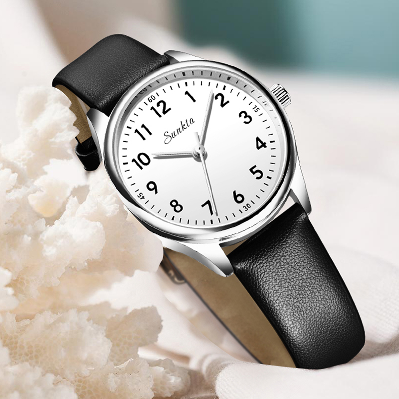 LIGE 간단한 여성 패션 흑백 디자인 숙녀 '쿼츠 시 - Luxury Watch White 리뷰 및 가격