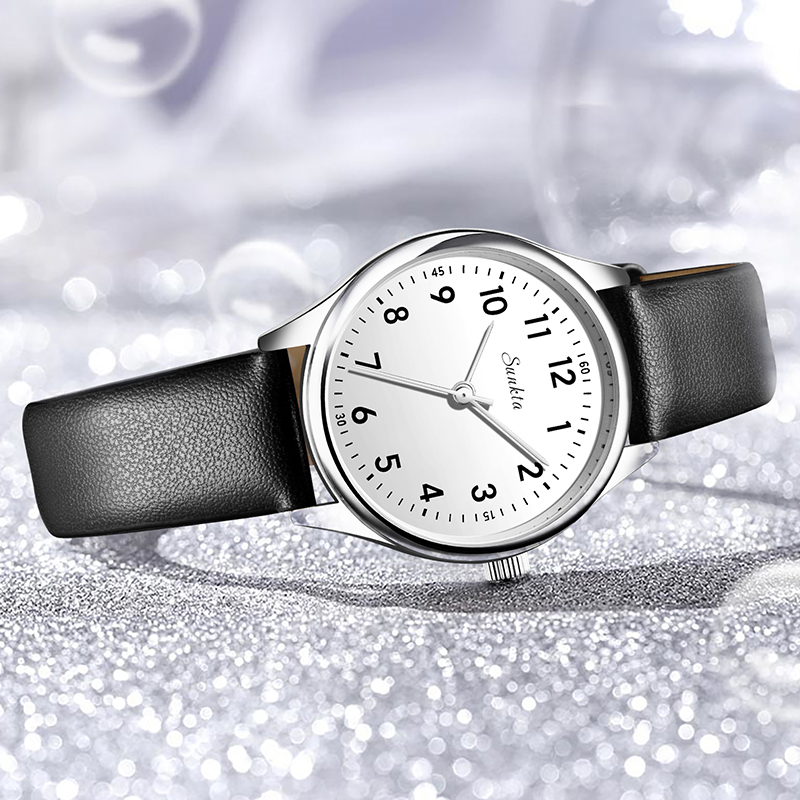 LIGE 간단한 여성 패션 흑백 디자인 숙녀 '쿼츠 시 - Luxury Watch White 리뷰 및 가격
