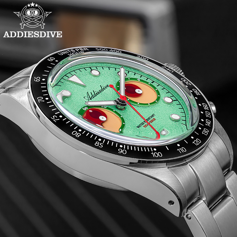 ADDIESDIVE 크로노그래프 쿼츠 시계 고품질 캘린 - Zero Luxury Watch 리뷰 및 가격