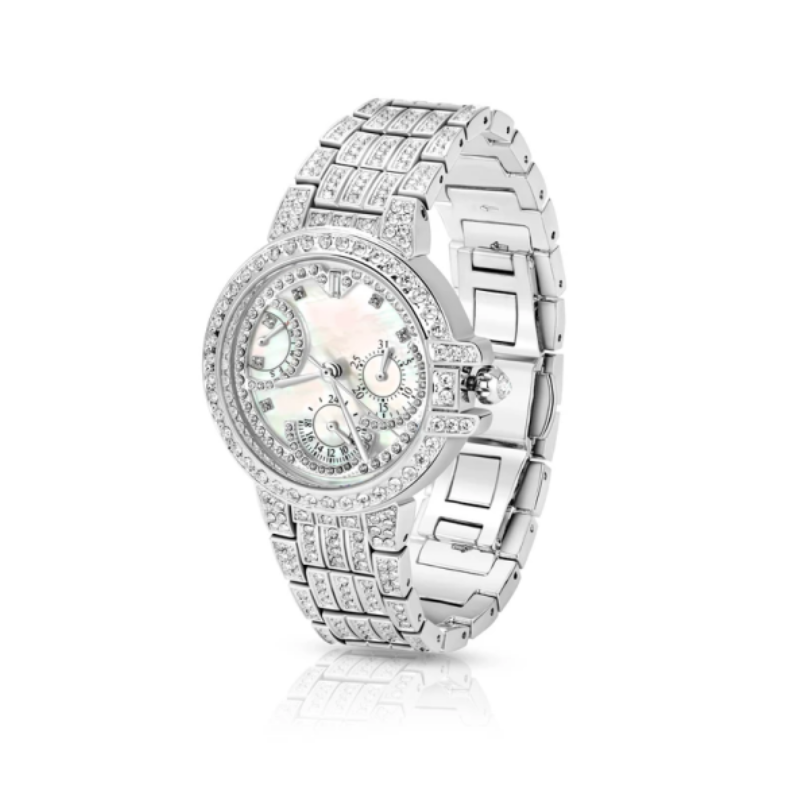 벨룩스 구리 합금 합성 지르콘 팔찌 시계 브릴리언트 하 - Luxury Watch White 리뷰 및 가격