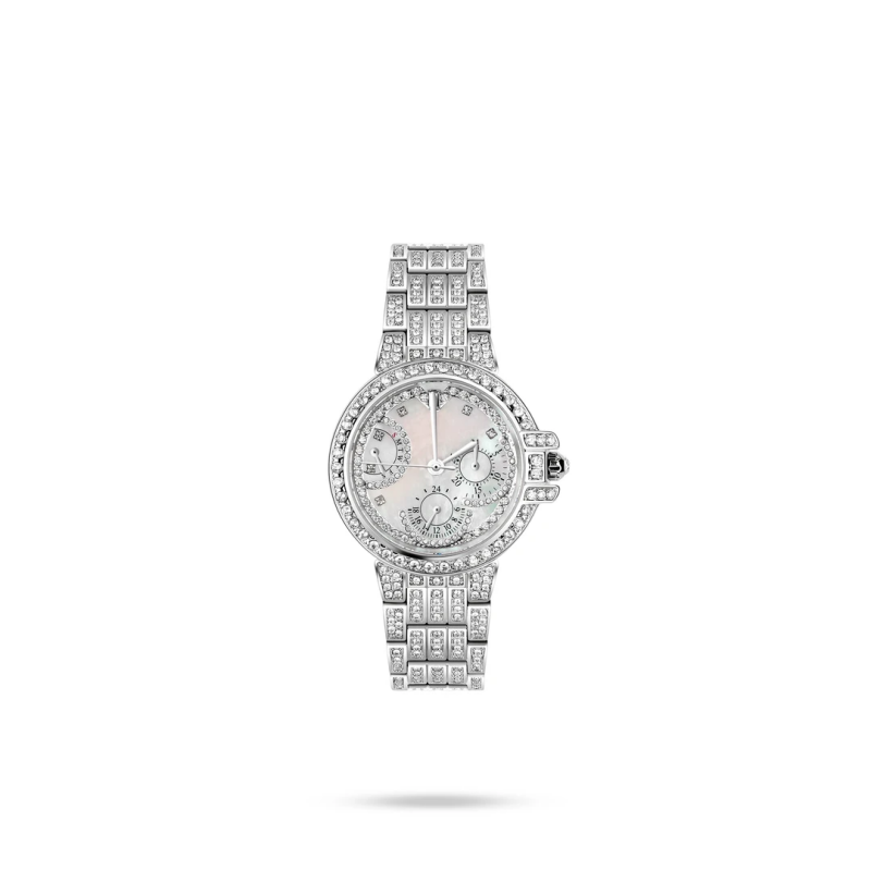 벨룩스 구리 합금 합성 지르콘 팔찌 시계 브릴리언트 하 - Luxury Watch White 리뷰 및 가격